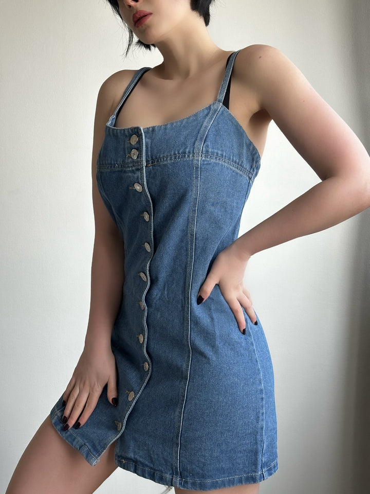 Street Denim Cami Dress