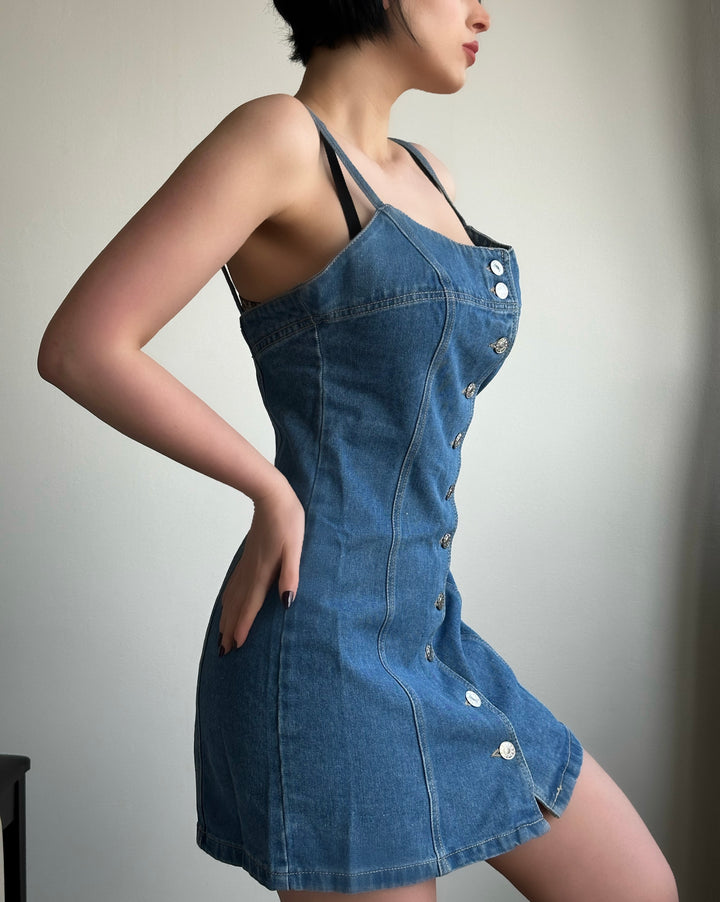 Street Denim Cami Dress