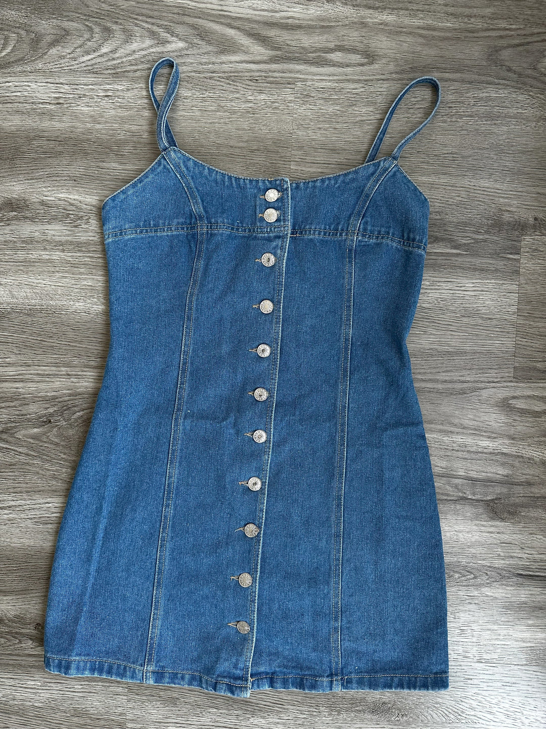 Street Denim Cami Dress